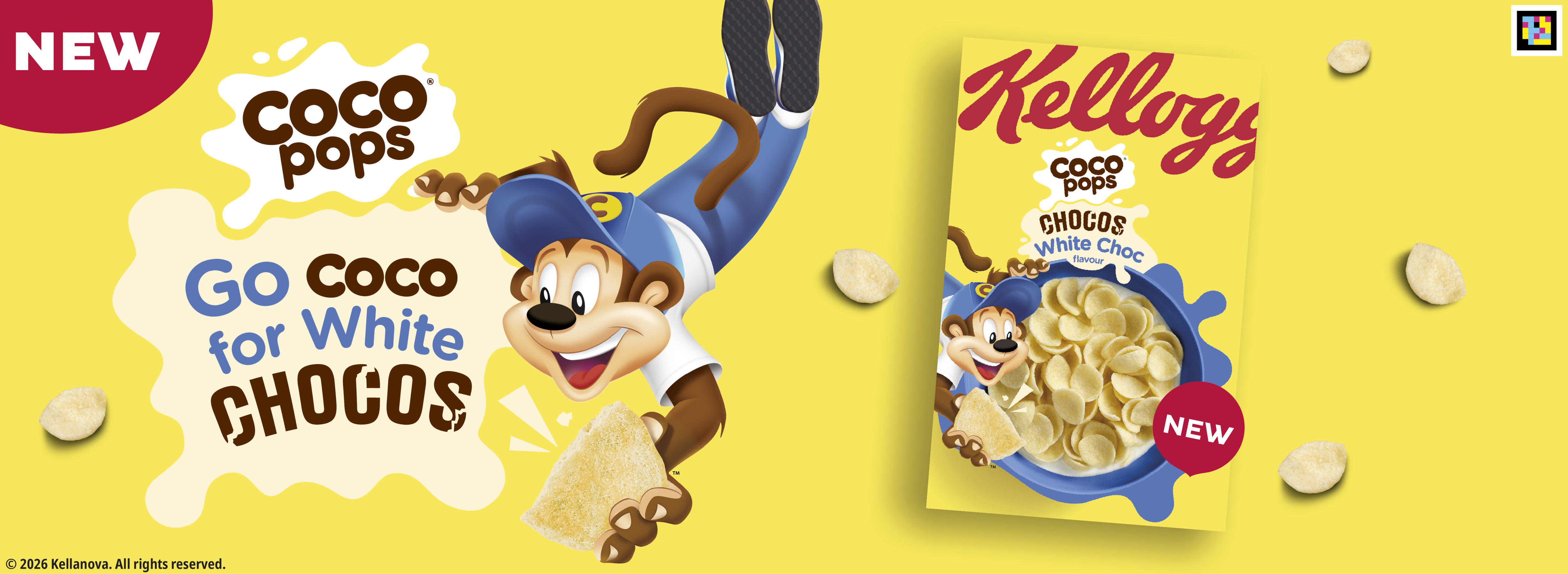 Chocos White Desktop Banner
